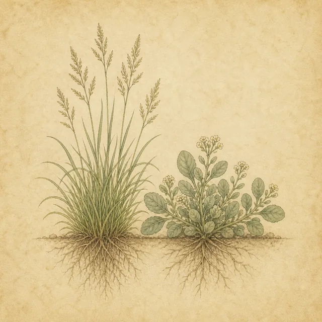 Gras en kruid